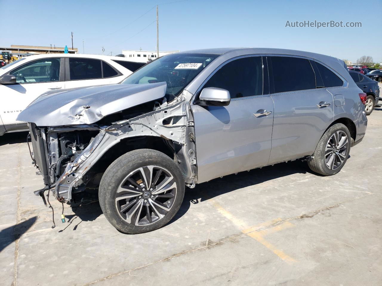 2020 Acura Mdx Technology Silver vin: 5J8YD3H53LL005531