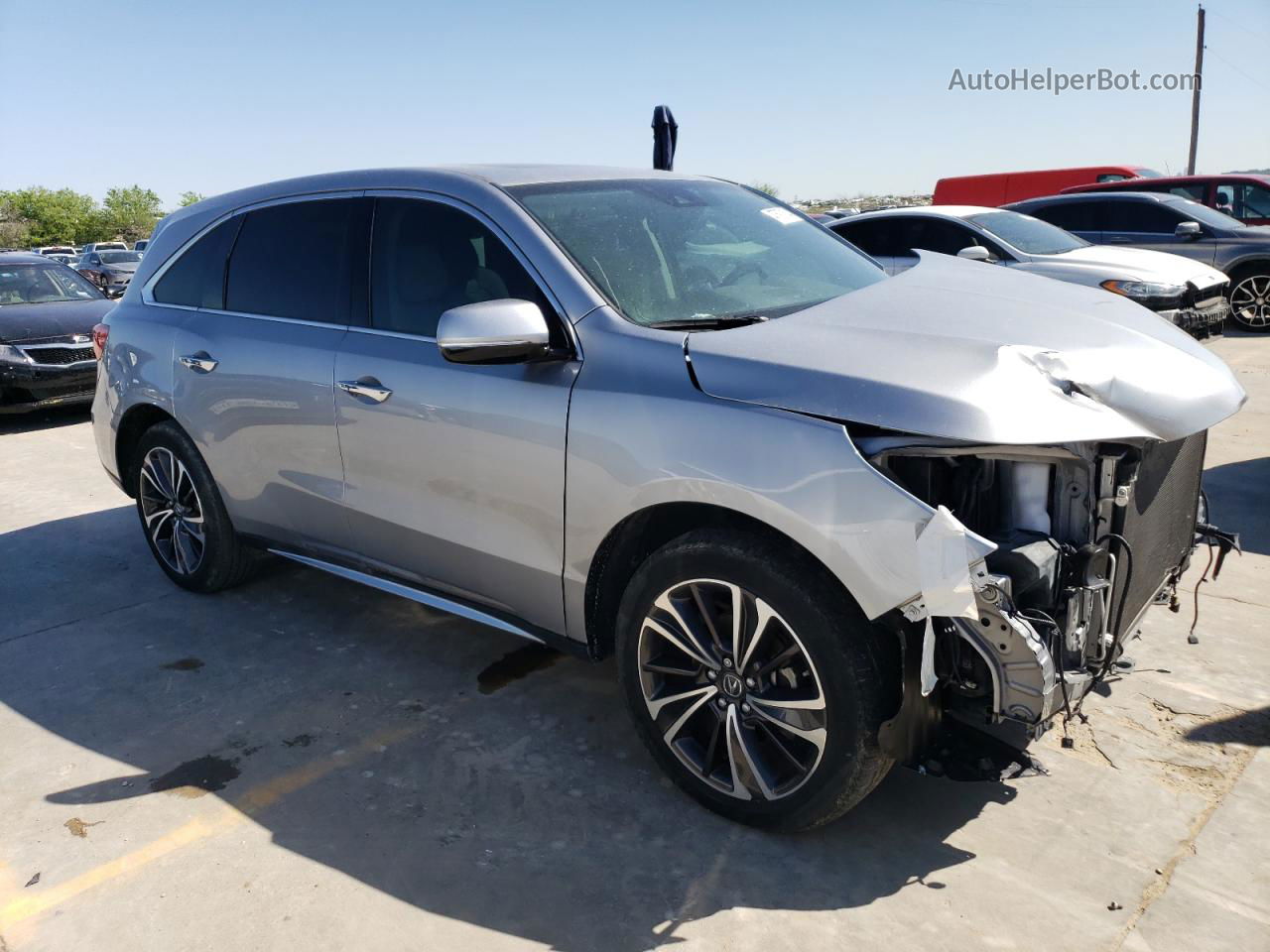 2020 Acura Mdx Technology Silver vin: 5J8YD3H53LL005531