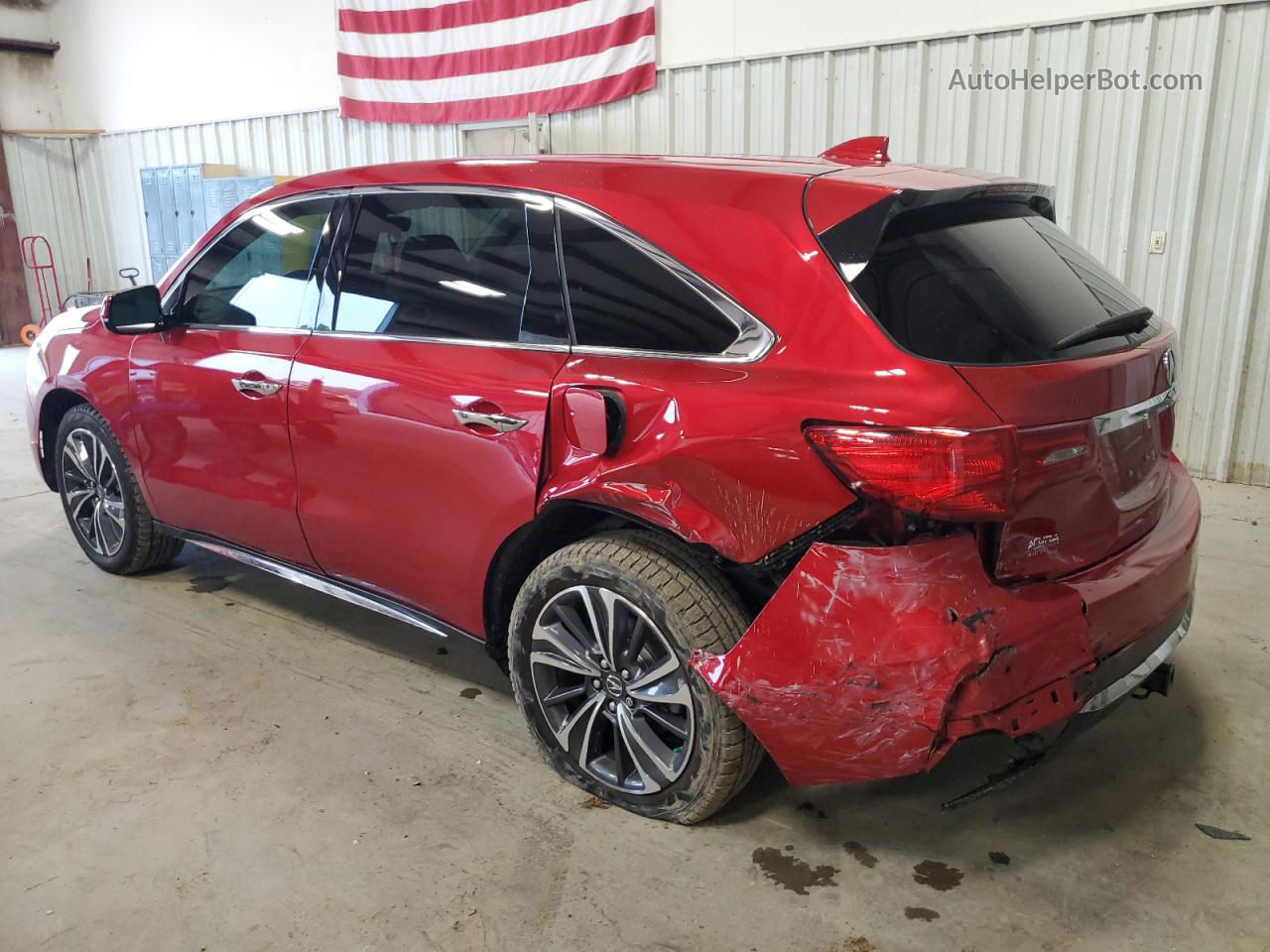 2020 Acura Mdx Technology Red vin: 5J8YD3H54LL005733