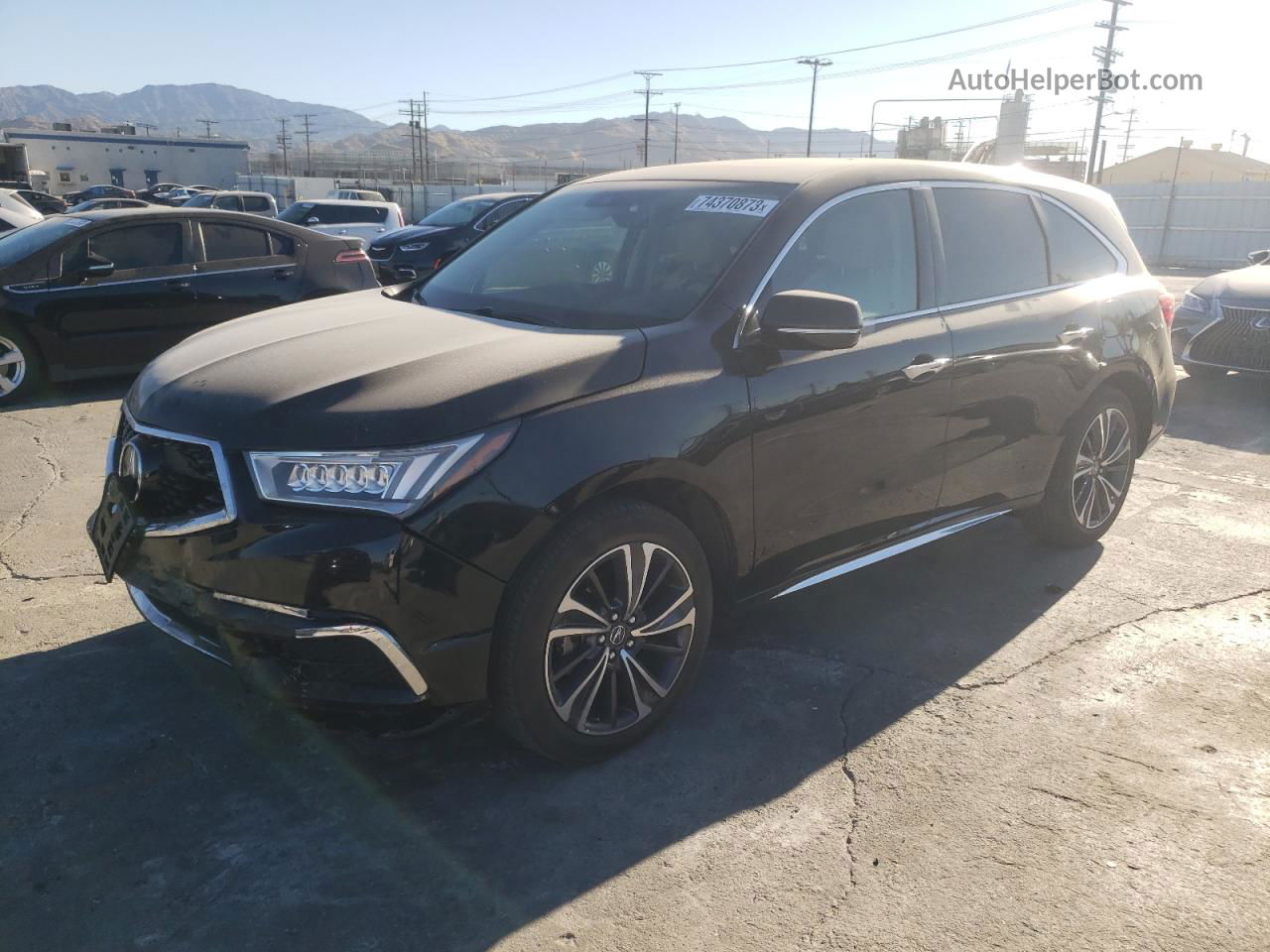 2020 Acura Mdx Technology Black vin: 5J8YD3H54LL010012