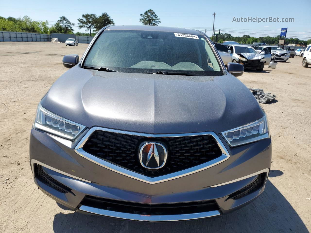 2020 Acura Mdx Technology Gray vin: 5J8YD3H56LL001389