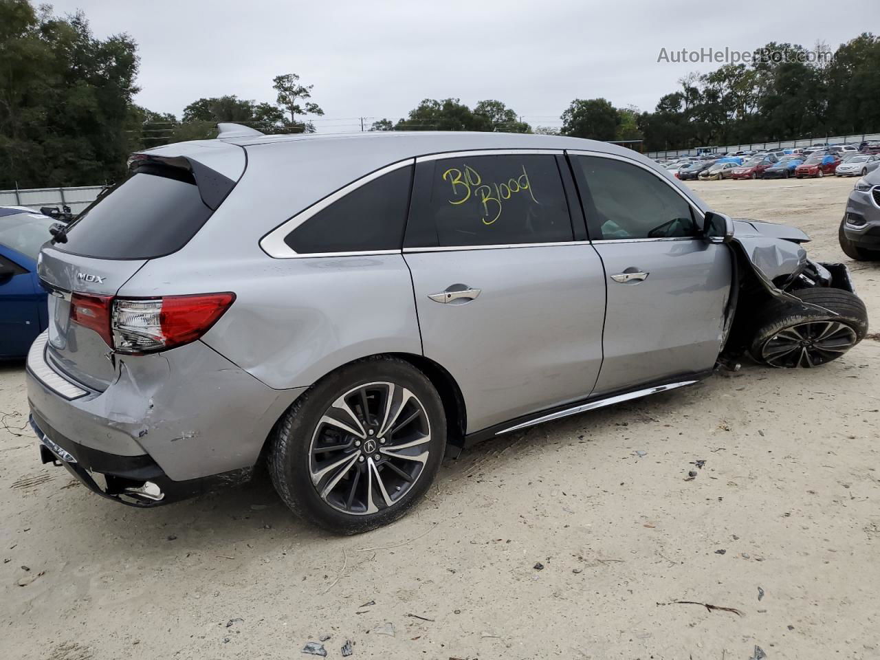 2020 Acura Mdx Technology Silver vin: 5J8YD3H57LL011316