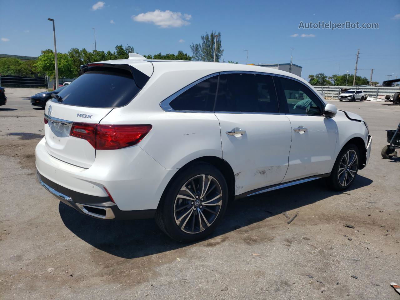 2020 Acura Mdx Technology White vin: 5J8YD3H57LL017522