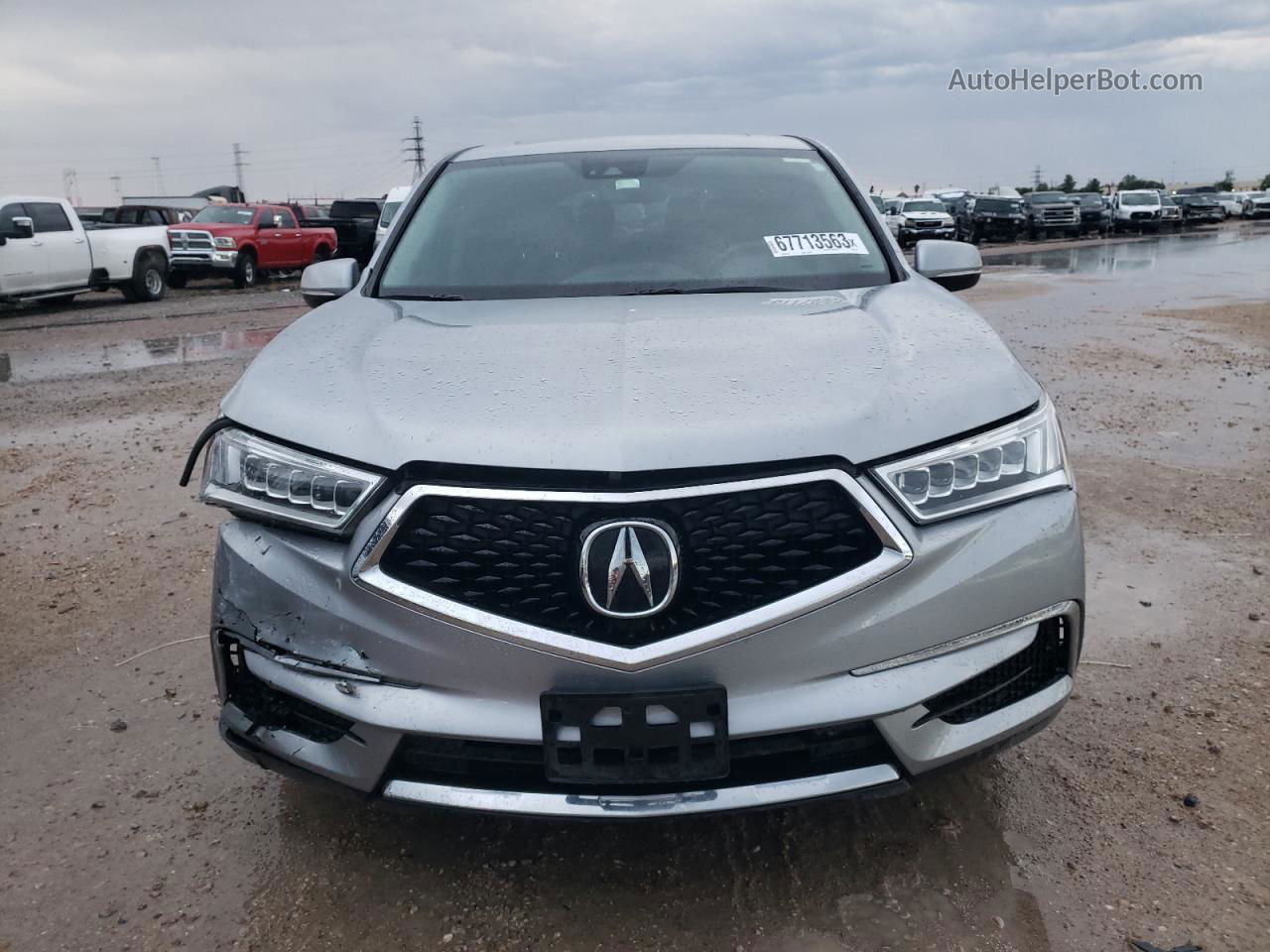 2020 Acura Mdx Technology Silver vin: 5J8YD3H58LL014452