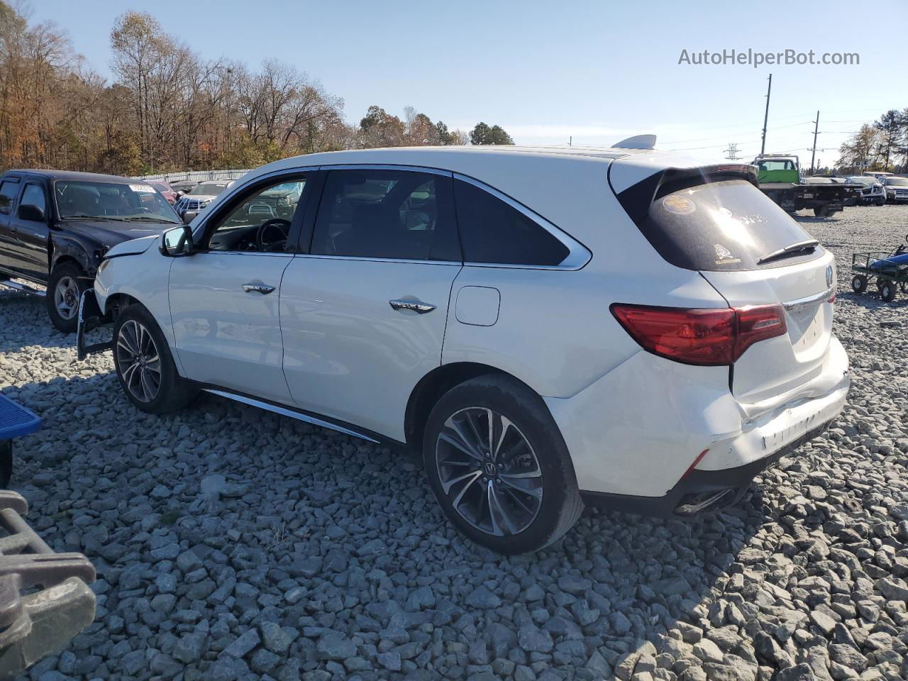 2020 Acura Mdx Technology White vin: 5J8YD3H59LL008711