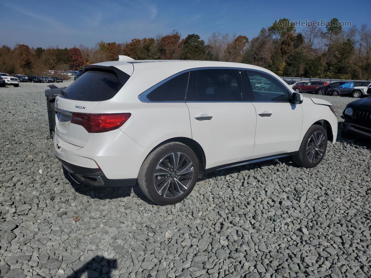 2020 Acura Mdx Technology White vin: 5J8YD3H59LL008711