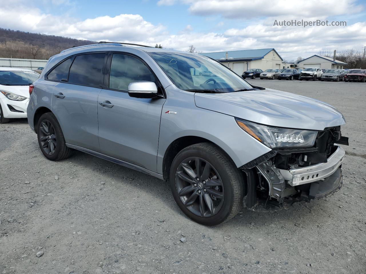 2020 Acura Mdx A-spec Silver vin: 5J8YD4H01LL019793