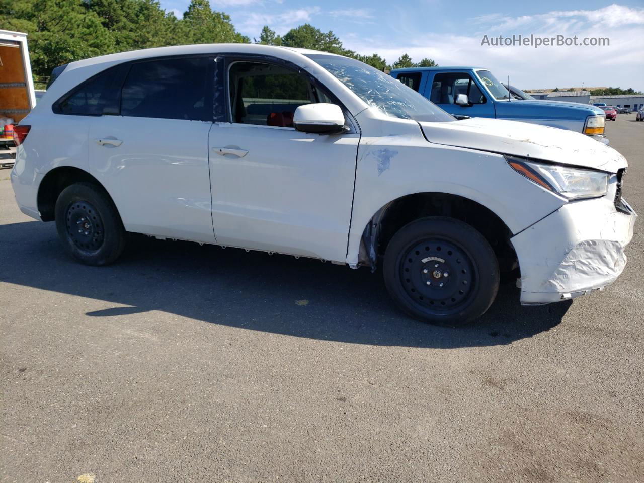 2020 Acura Mdx A-spec White vin: 5J8YD4H02LL016644