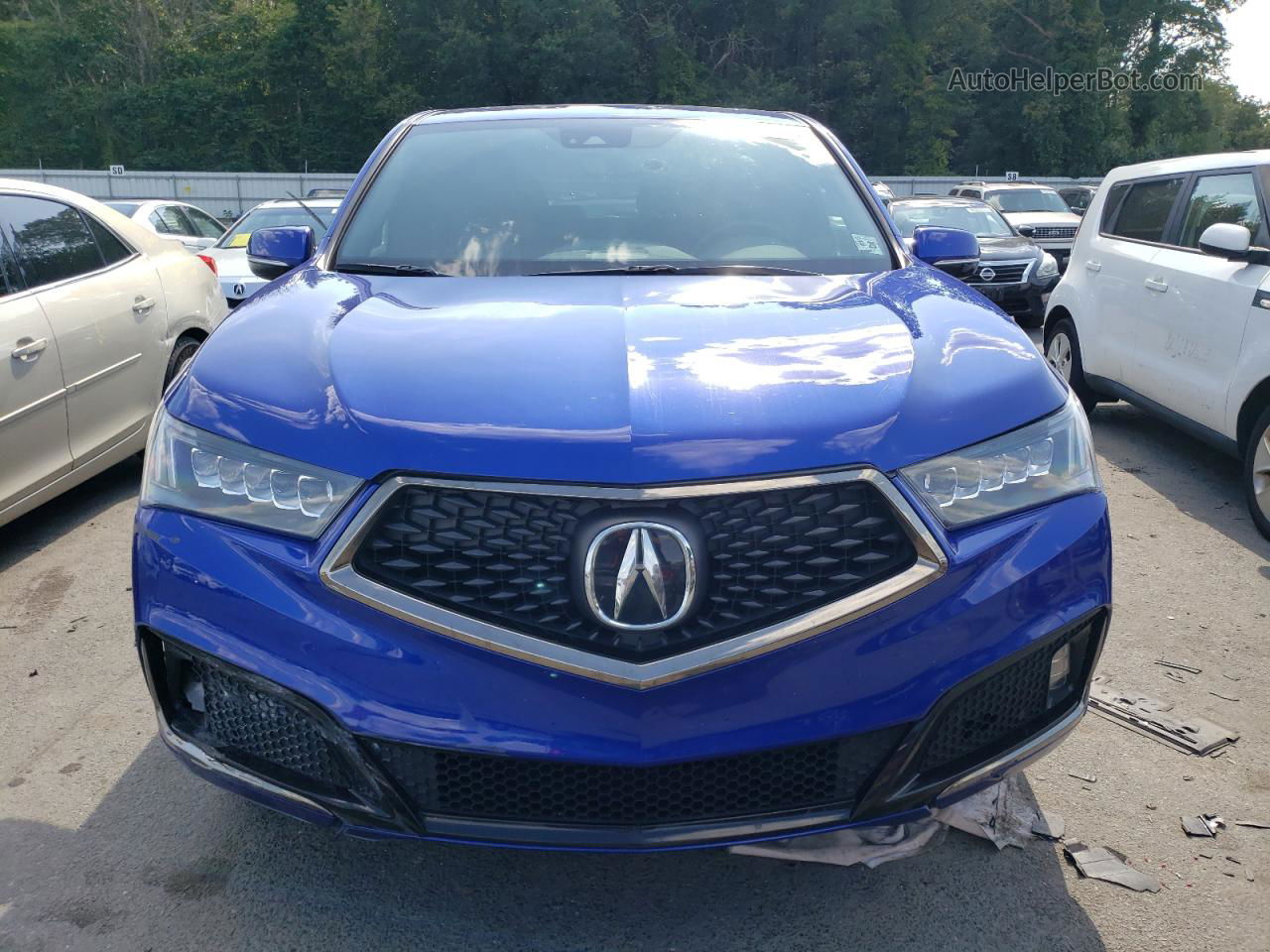 2020 Acura Mdx A-spec Blue vin: 5J8YD4H03LL014871