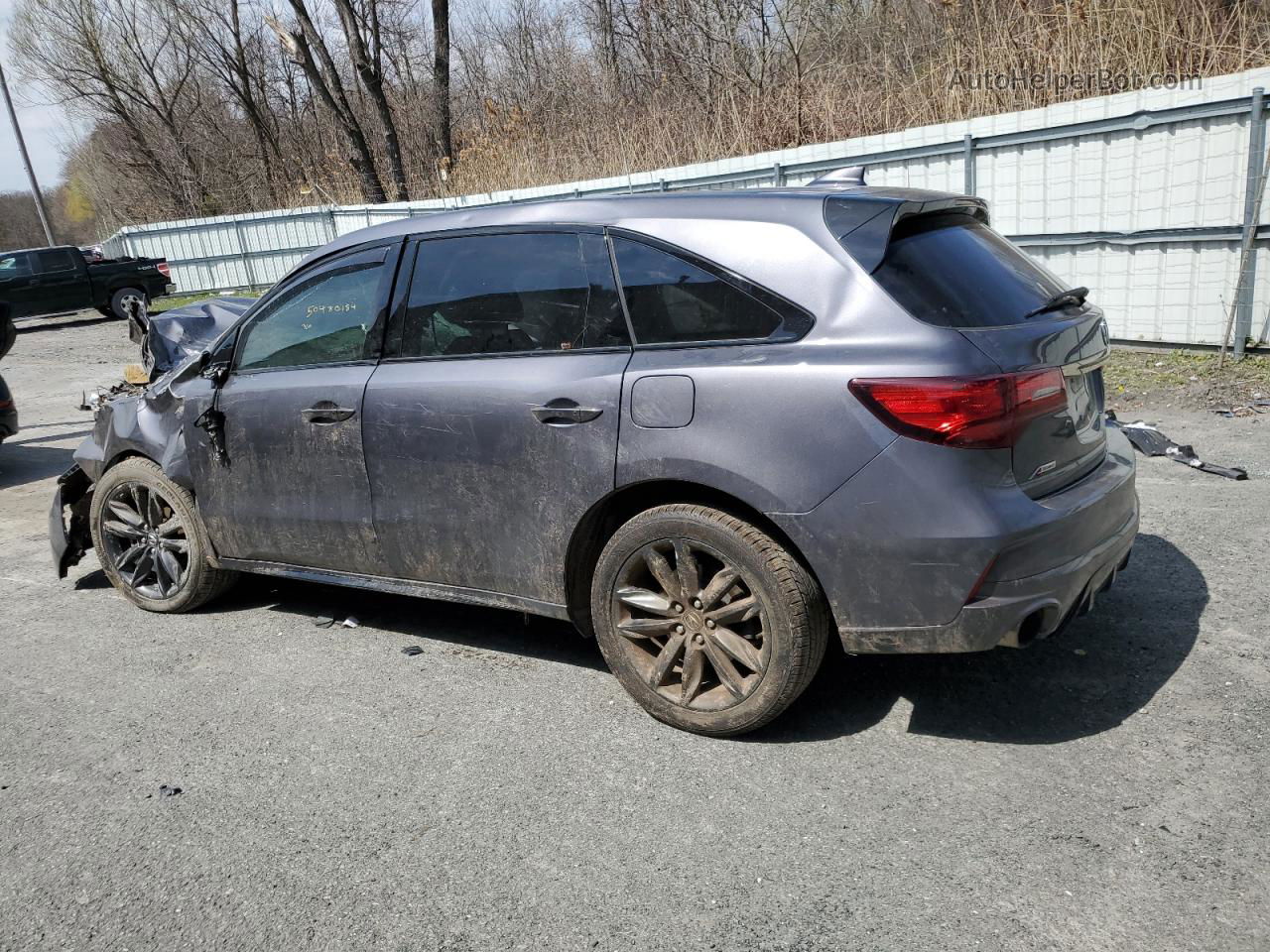 2020 Acura Mdx A-spec Gray vin: 5J8YD4H03LL029161