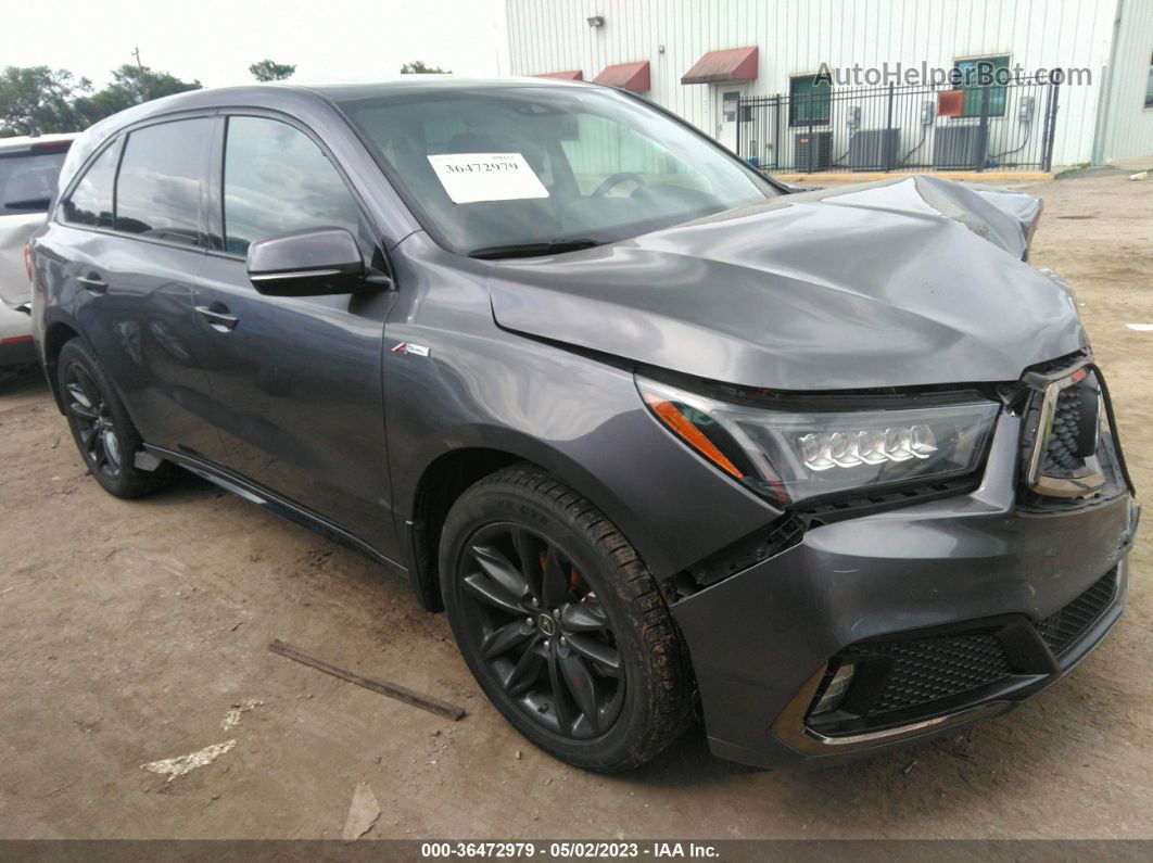 2020 Acura Mdx W/technology/a-spec Pkg Gray vin: 5J8YD4H05LL029162