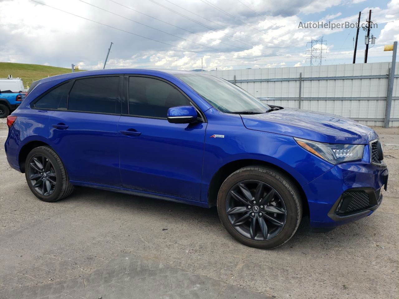 2020 Acura Mdx A-spec Синий vin: 5J8YD4H06LL051946