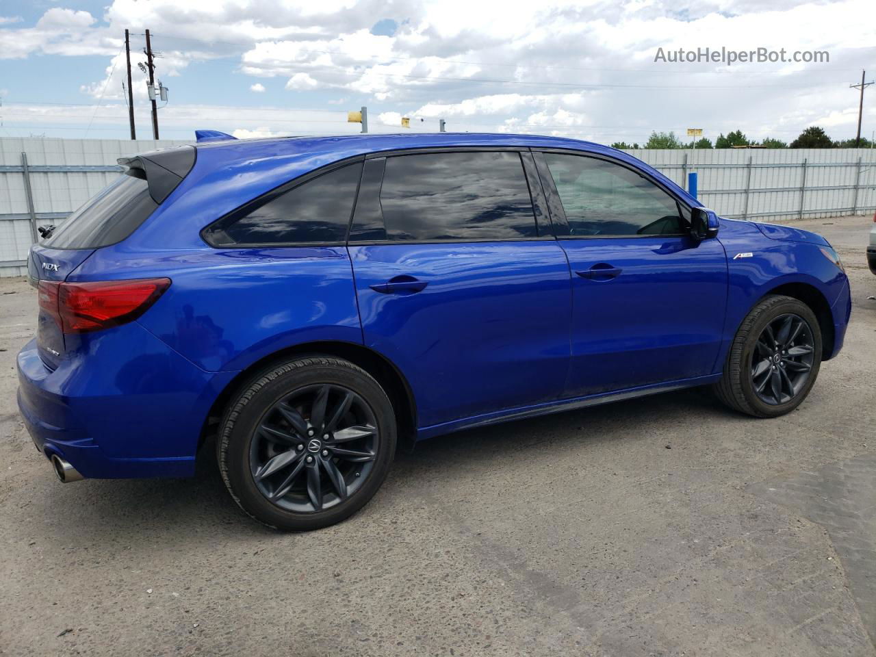 2020 Acura Mdx A-spec Blue vin: 5J8YD4H06LL051946