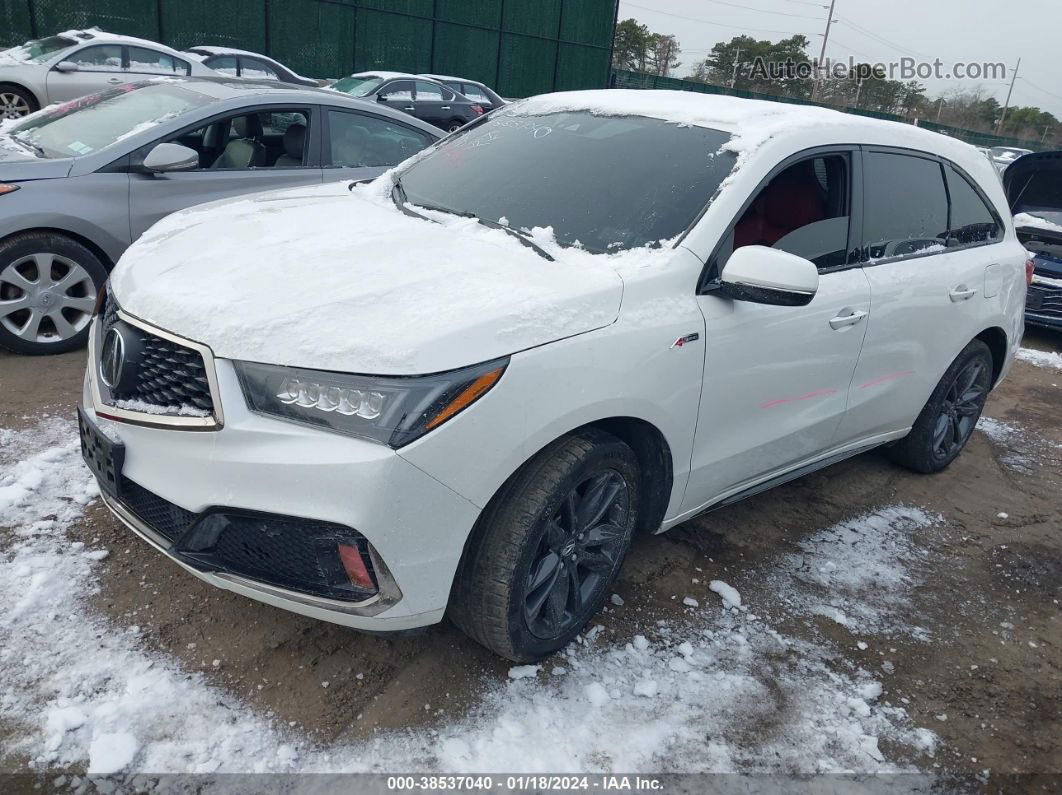 2020 Acura Mdx Technology   A-spec Packages White vin: 5J8YD4H09LL016592