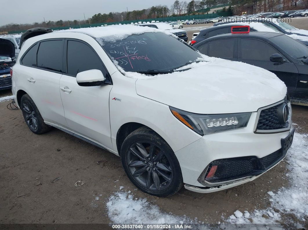 2020 Acura Mdx Technology   A-spec Packages White vin: 5J8YD4H09LL016592