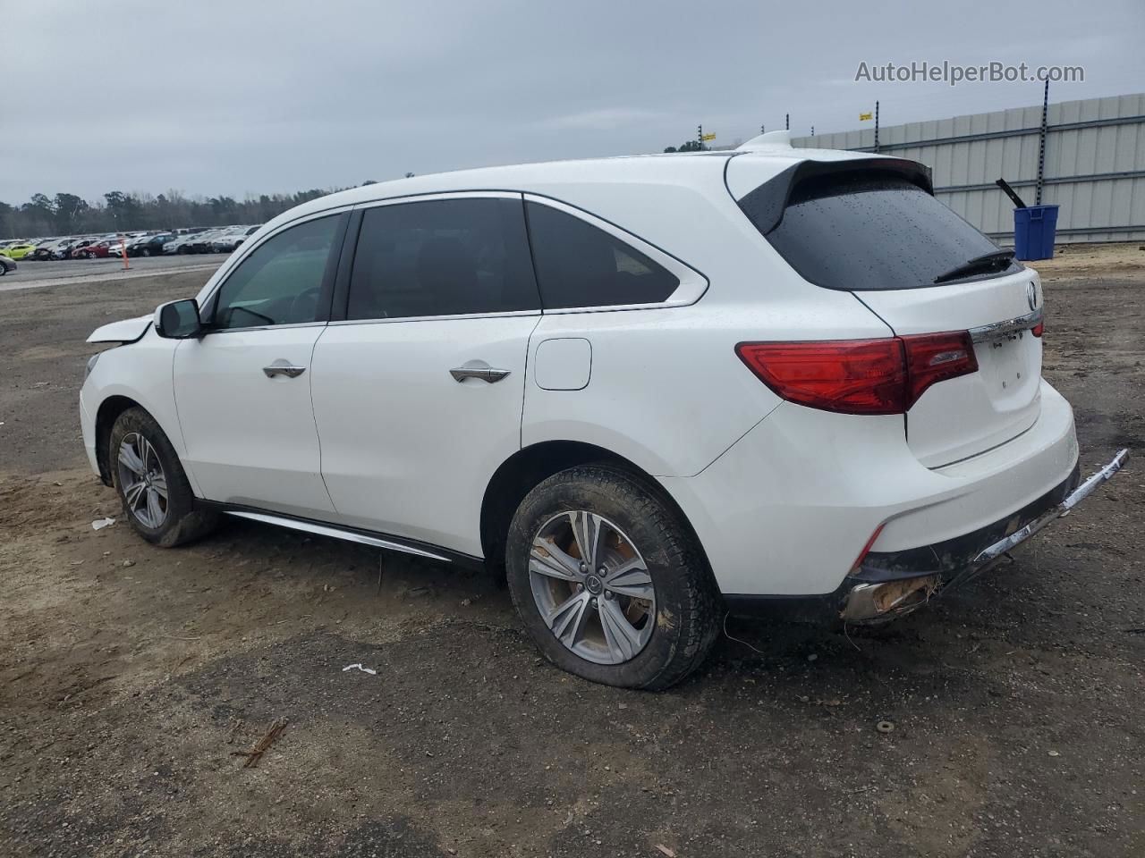 2020 Acura Mdx  White vin: 5J8YD4H30LL004843