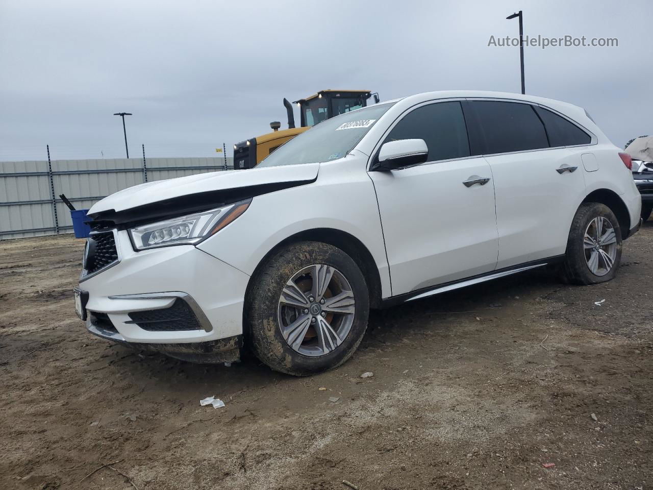 2020 Acura Mdx  White vin: 5J8YD4H30LL004843