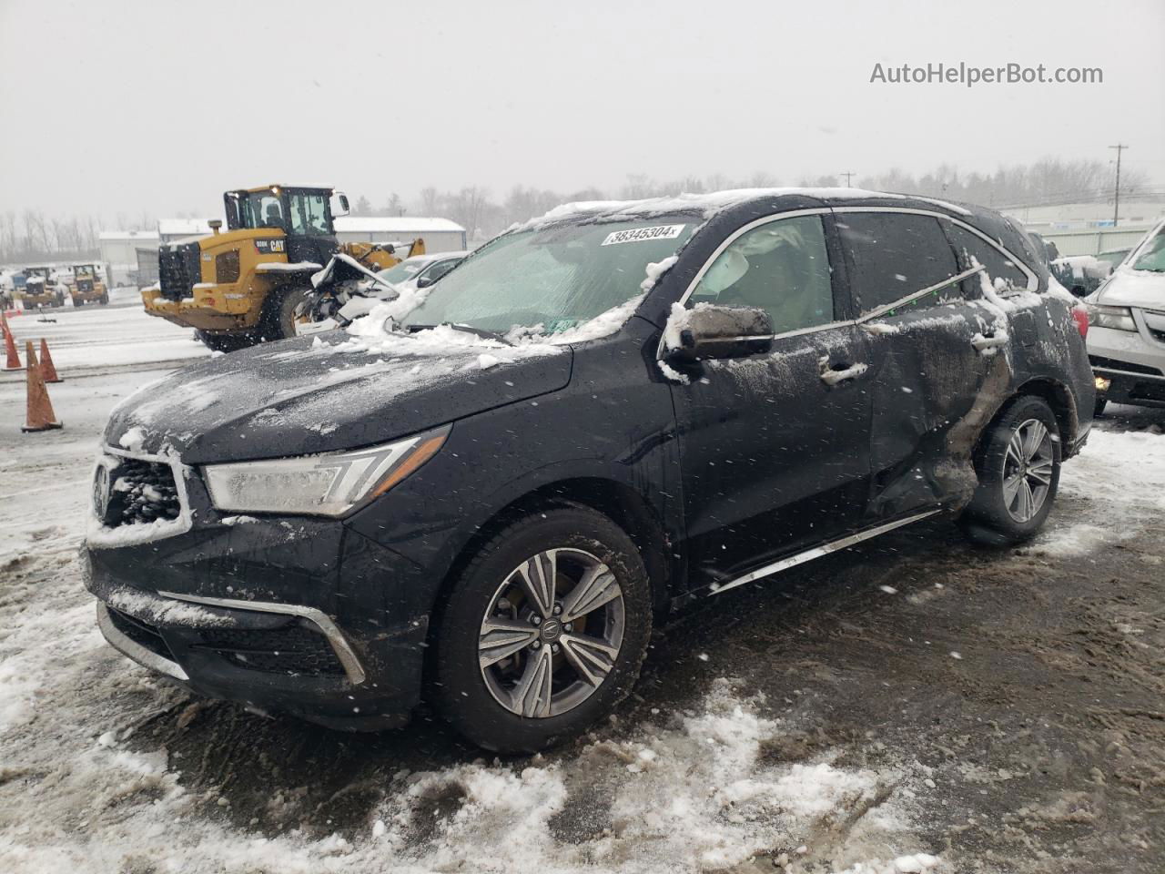 2020 Acura Mdx  Black vin: 5J8YD4H30LL028446