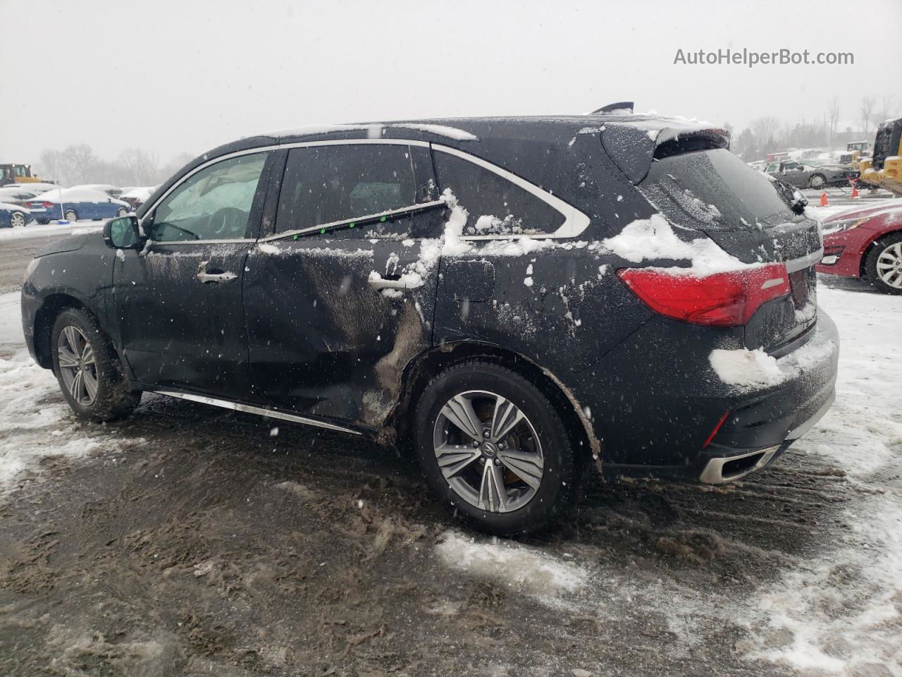 2020 Acura Mdx  Black vin: 5J8YD4H30LL028446