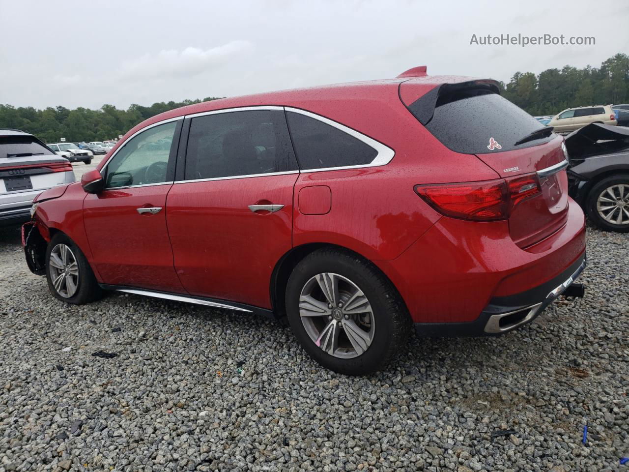 2020 Acura Mdx  Красный vin: 5J8YD4H30LL036207