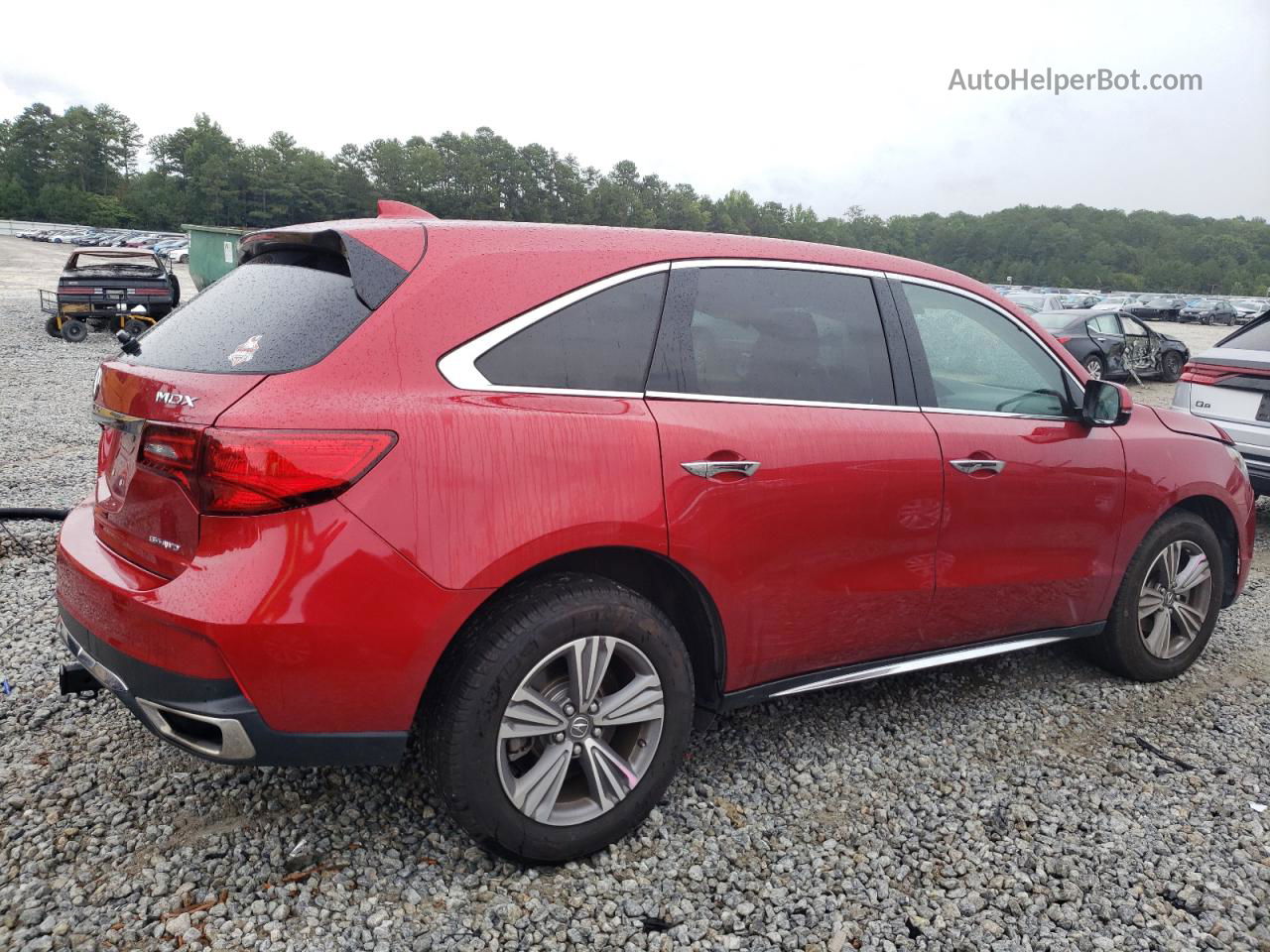 2020 Acura Mdx  Red vin: 5J8YD4H30LL036207