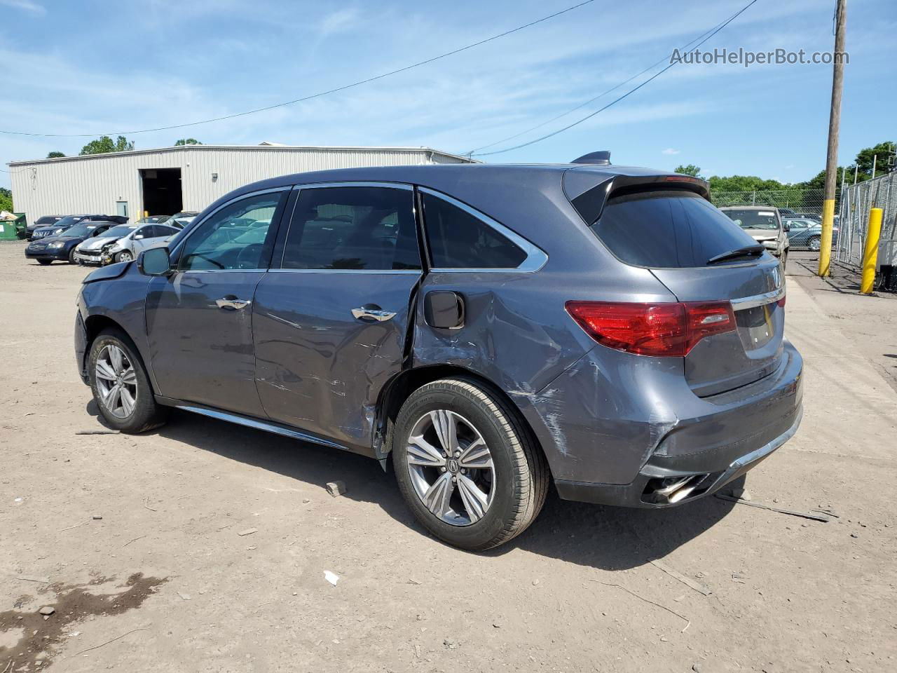 2020 Acura Mdx  Charcoal vin: 5J8YD4H31LL047622