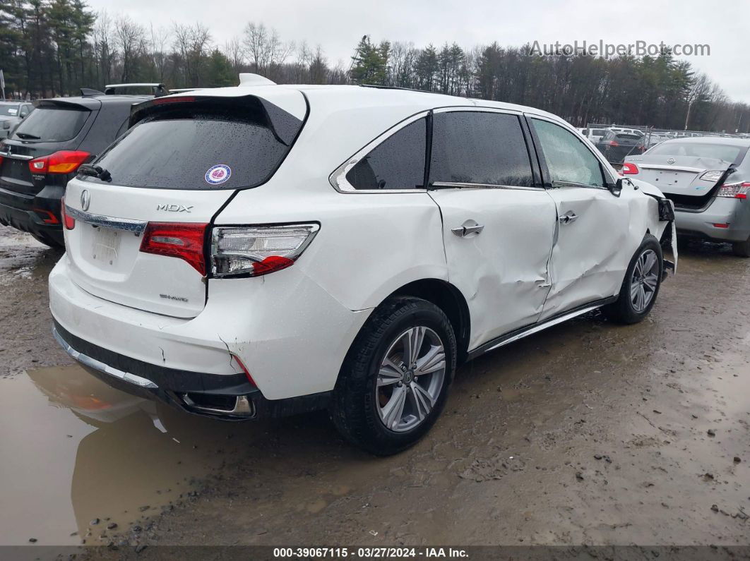 2020 Acura Mdx Standard White vin: 5J8YD4H32LL049900