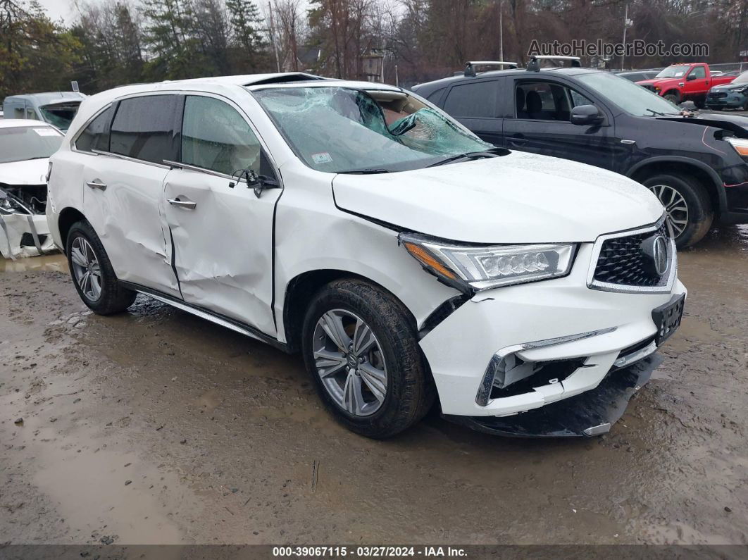 2020 Acura Mdx Standard White vin: 5J8YD4H32LL049900