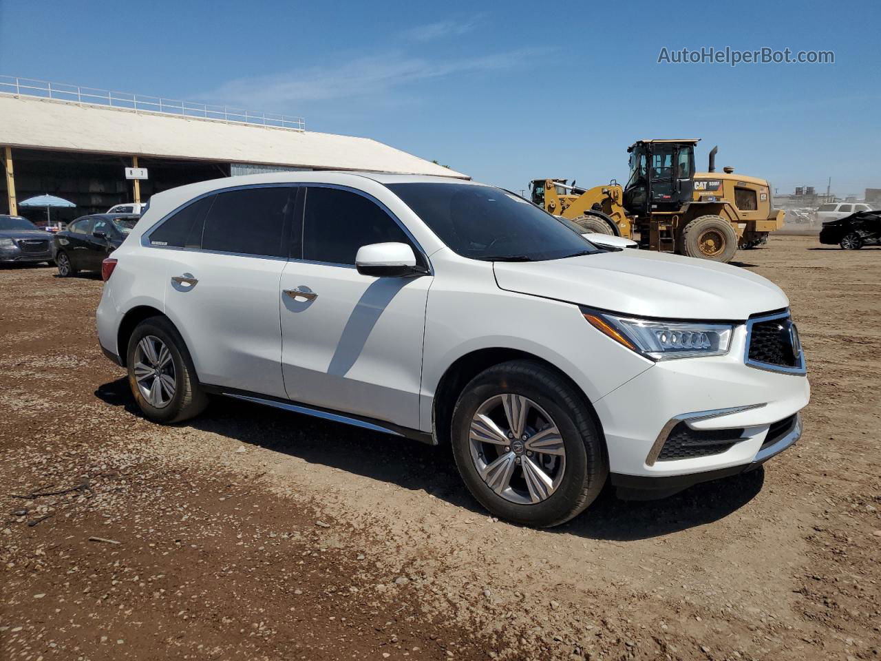 2020 Acura Mdx  White vin: 5J8YD4H33LL041241