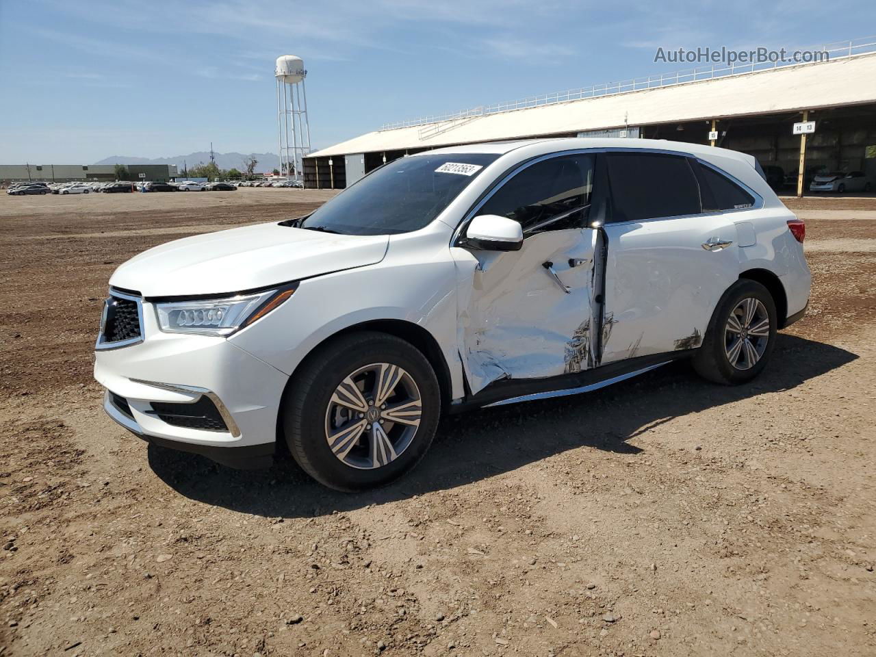 2020 Acura Mdx  White vin: 5J8YD4H33LL041241