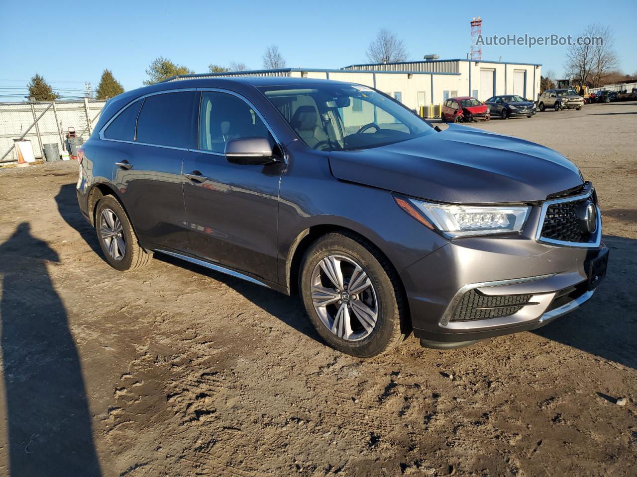 2020 Acura Mdx  Gray vin: 5J8YD4H34LL043662