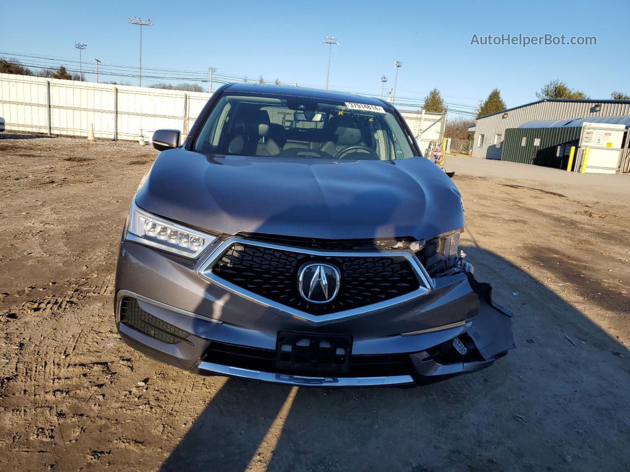 2020 Acura Mdx  Gray vin: 5J8YD4H34LL043662