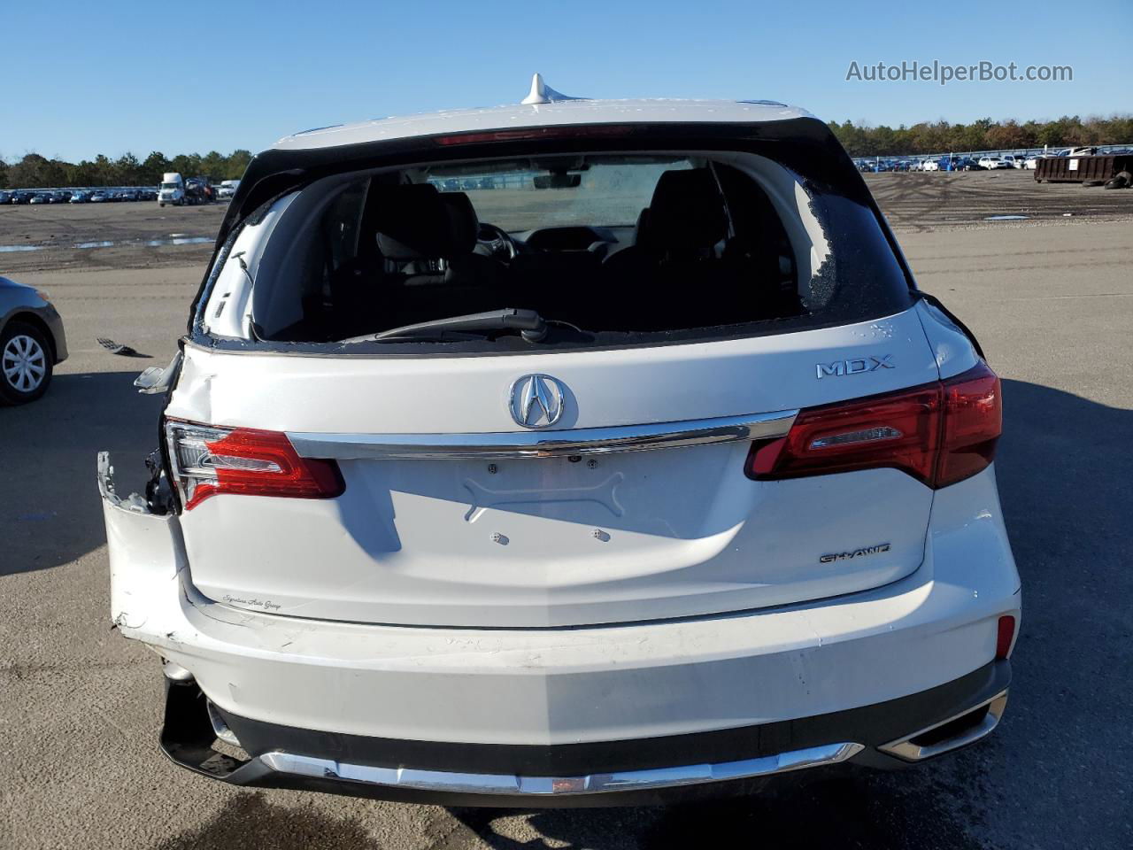 2020 Acura Mdx  White vin: 5J8YD4H34LL054516