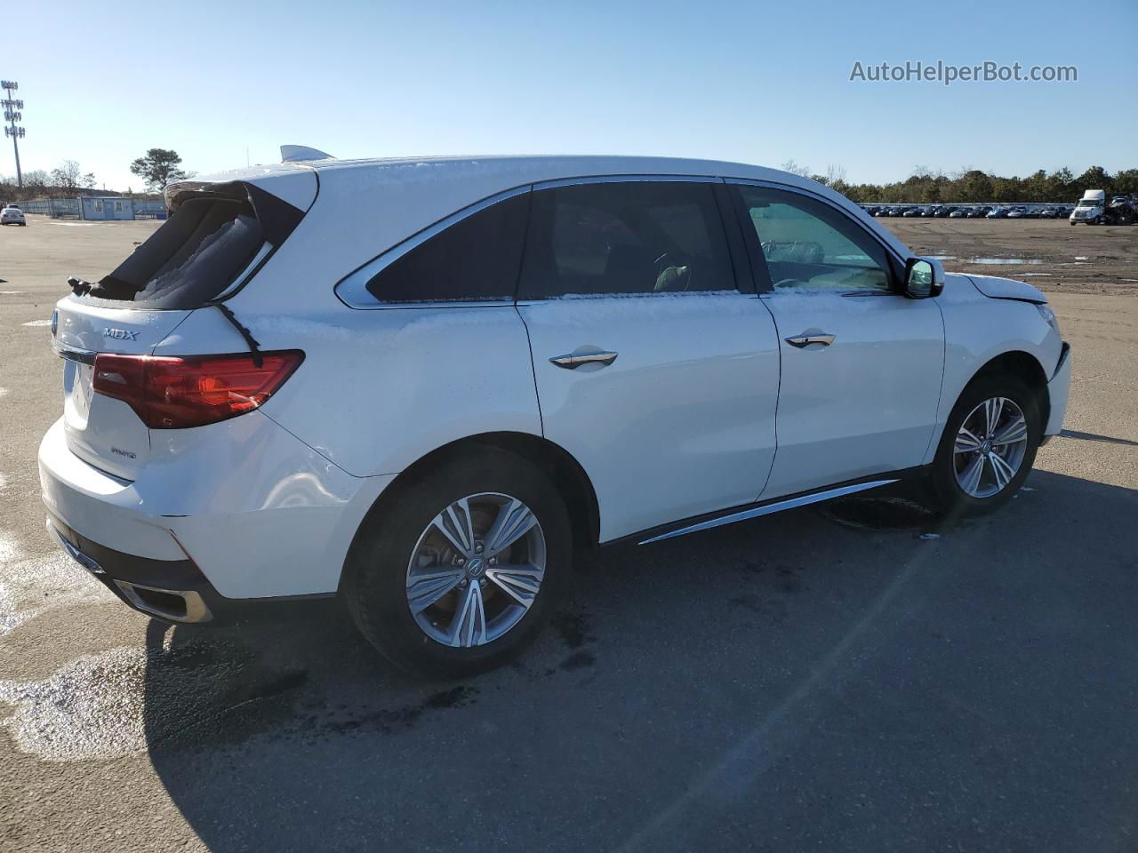 2020 Acura Mdx  White vin: 5J8YD4H34LL054516