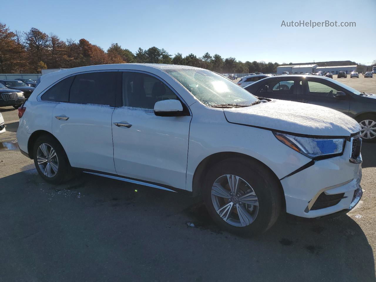 2020 Acura Mdx  White vin: 5J8YD4H34LL054516