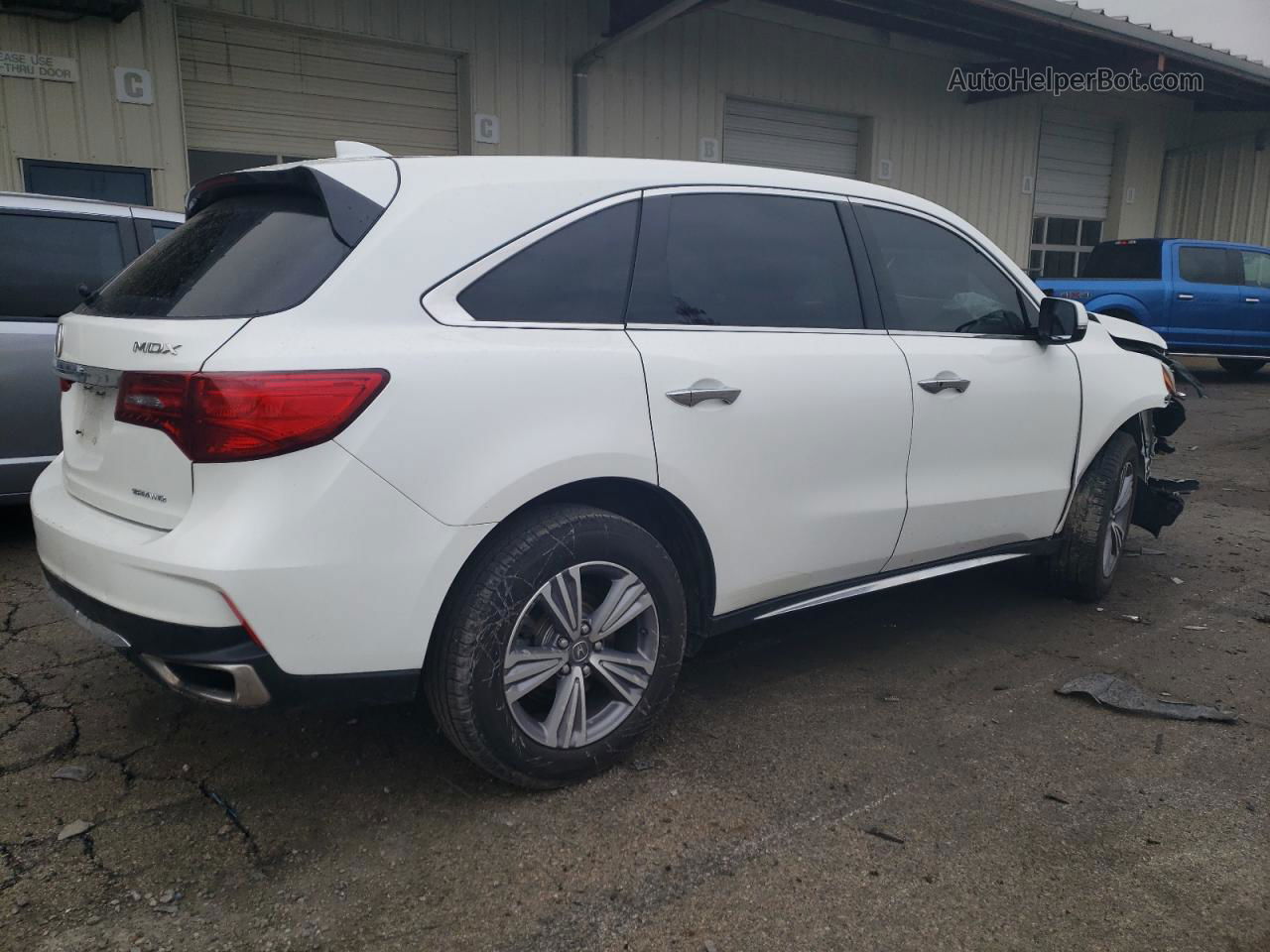 2020 Acura Mdx  White vin: 5J8YD4H35LL034064