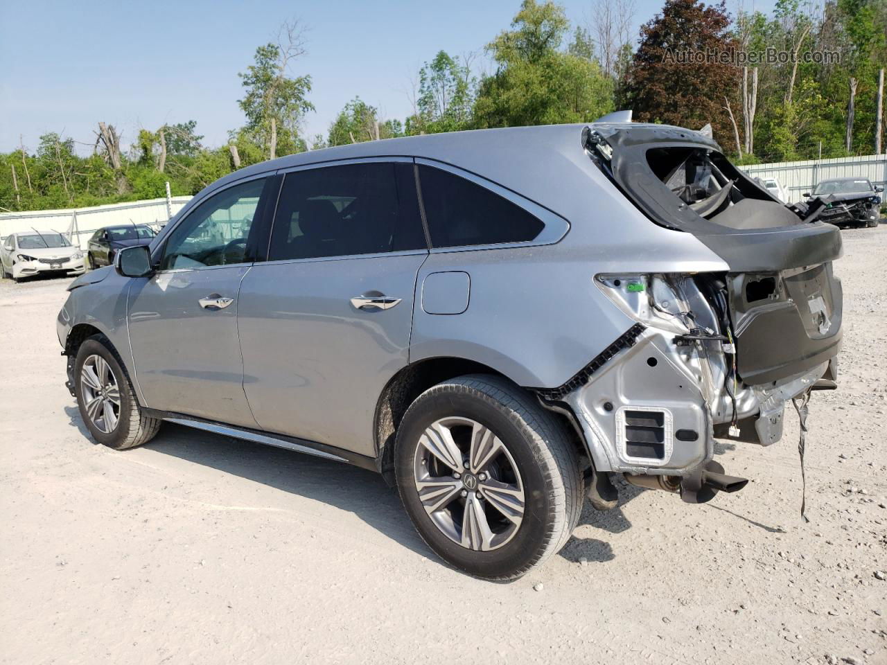 2020 Acura Mdx  Silver vin: 5J8YD4H35LL040446