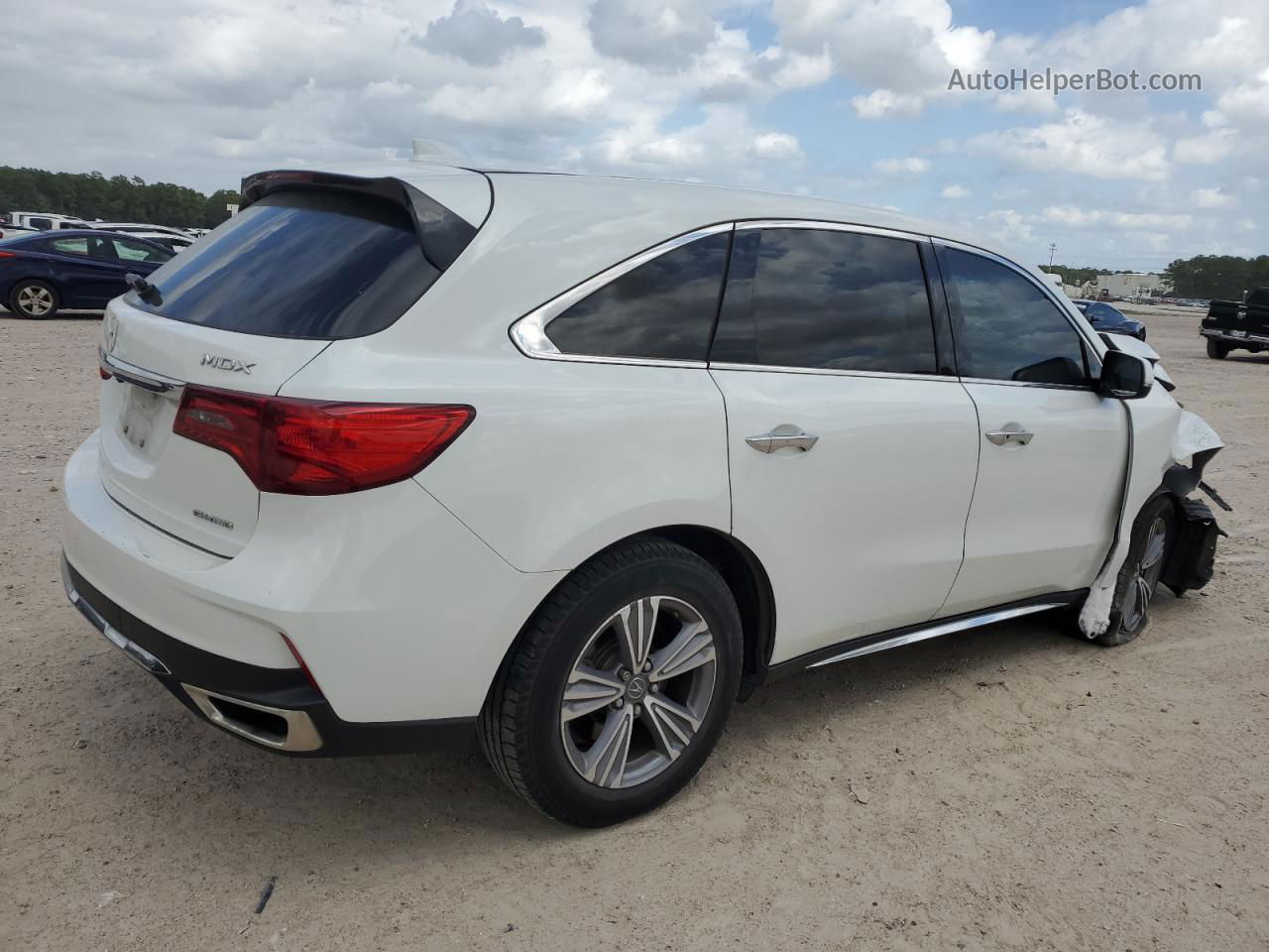 2020 Acura Mdx  White vin: 5J8YD4H35LL048725