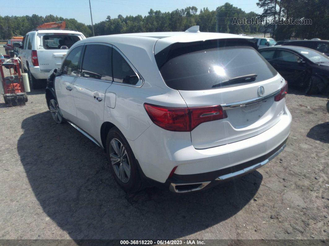 2020 Acura Mdx   White vin: 5J8YD4H36LL038236