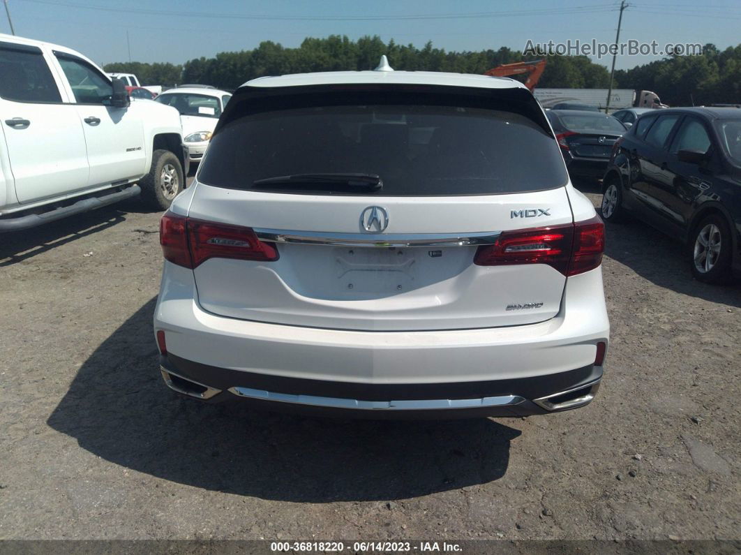 2020 Acura Mdx   White vin: 5J8YD4H36LL038236