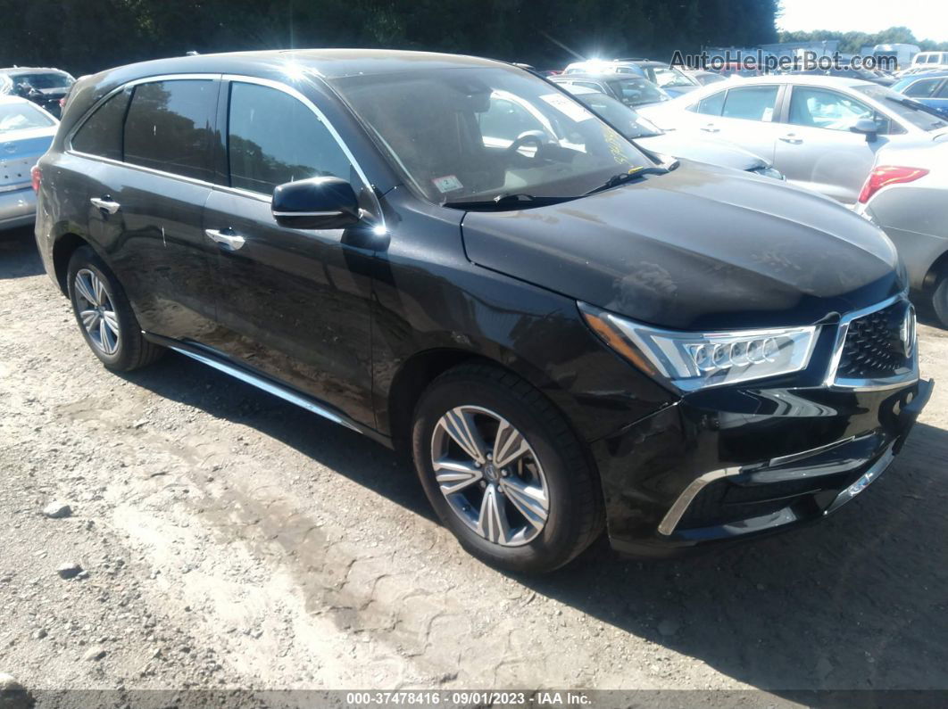 2020 Acura Mdx Standard Черный vin: 5J8YD4H36LL052878