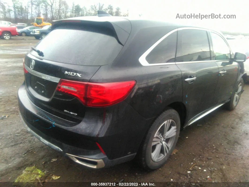 2020 Acura Mdx Standard Black vin: 5J8YD4H37LL001051