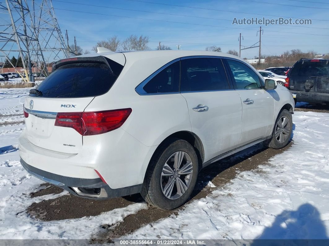 2020 Acura Mdx Standard White vin: 5J8YD4H37LL031358