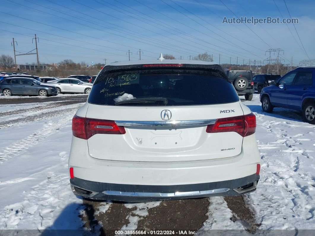 2020 Acura Mdx Standard White vin: 5J8YD4H37LL031358