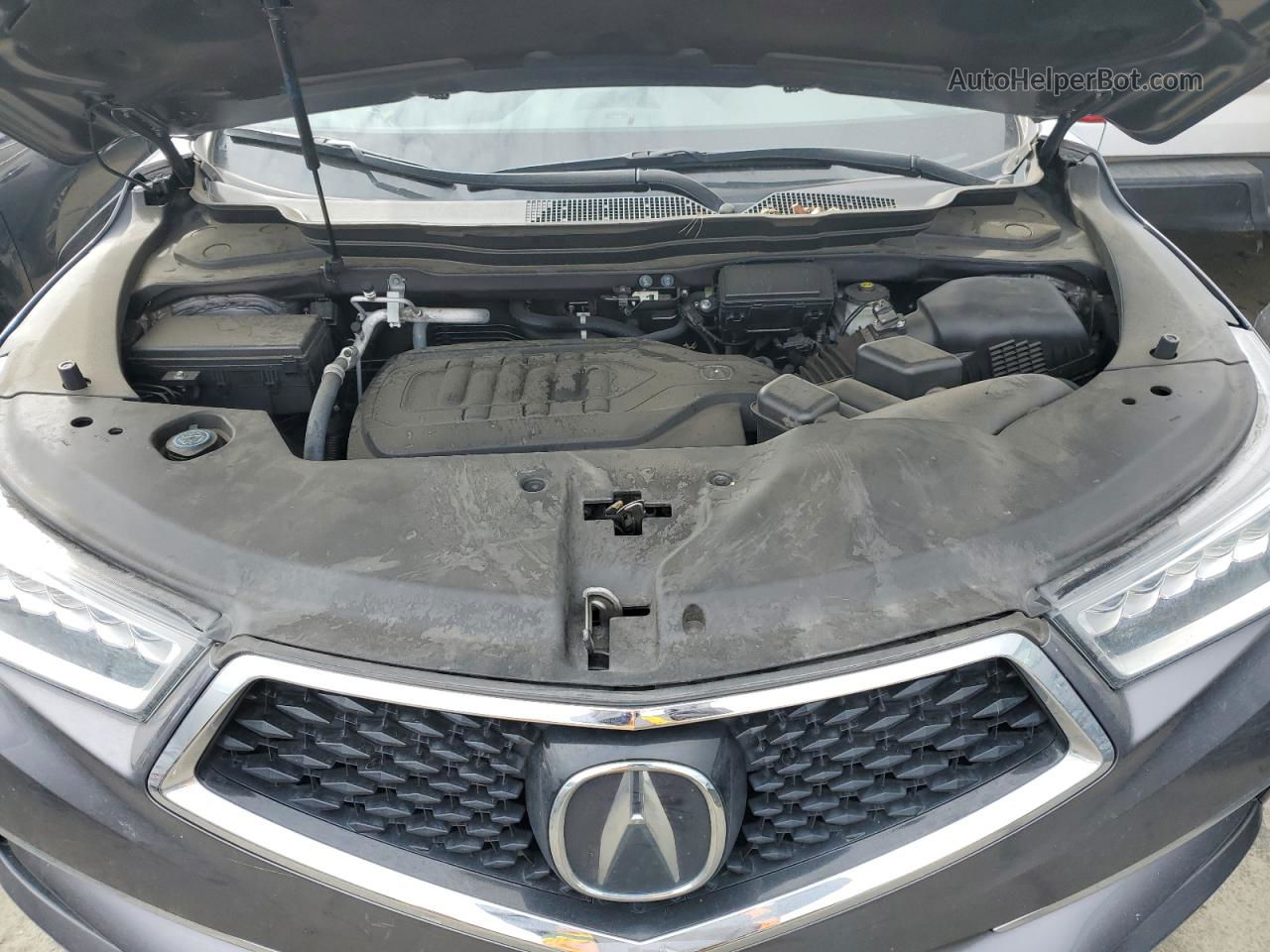 2020 Acura Mdx  Gray vin: 5J8YD4H37LL038634