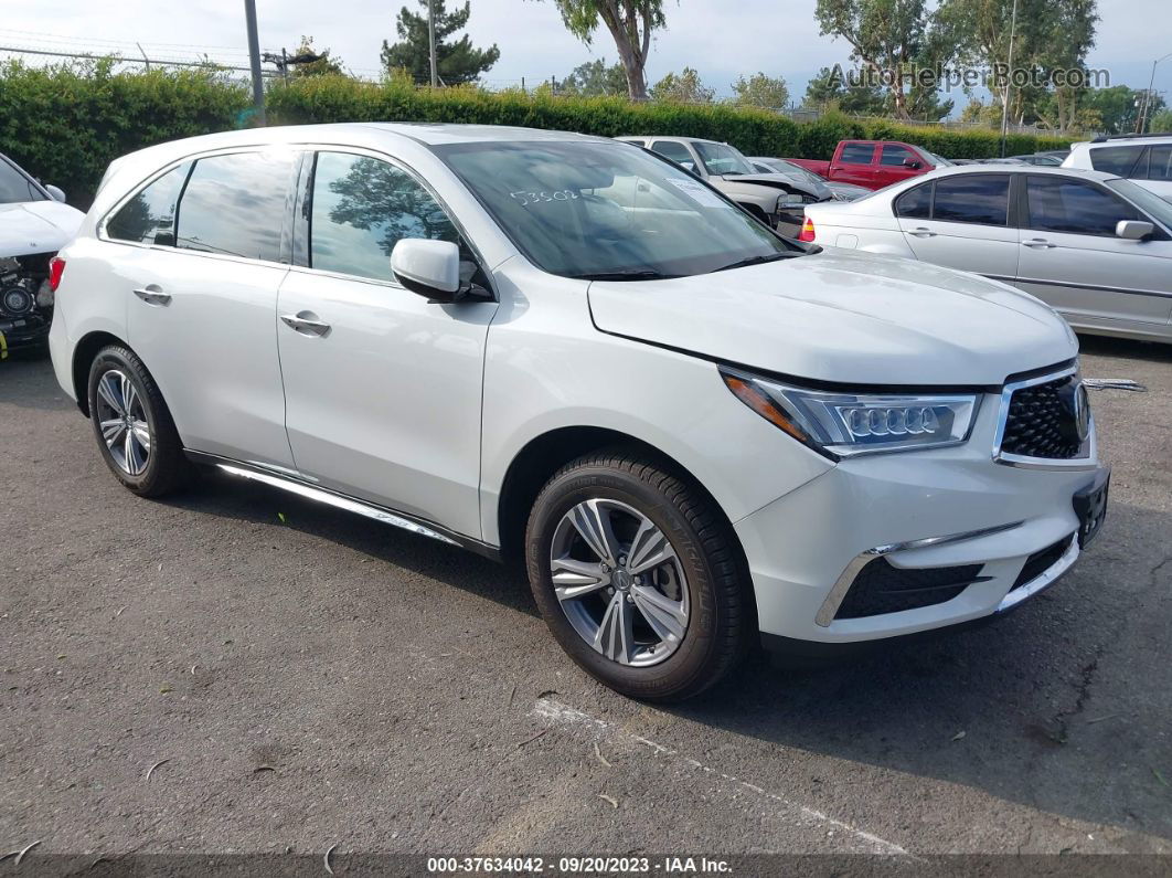 2020 Acura Mdx   White vin: 5J8YD4H37LL049780