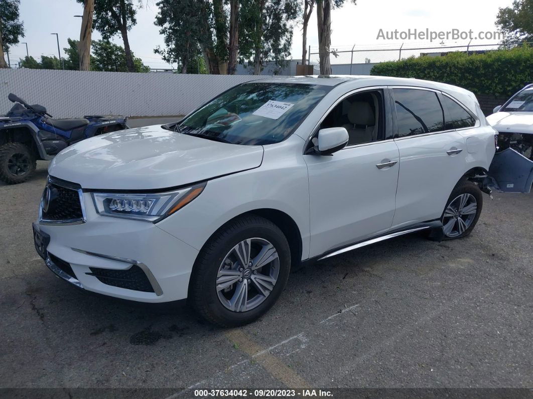 2020 Acura Mdx   White vin: 5J8YD4H37LL049780