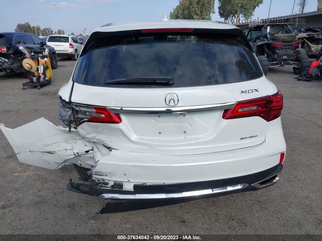 2020 Acura Mdx   White vin: 5J8YD4H37LL049780