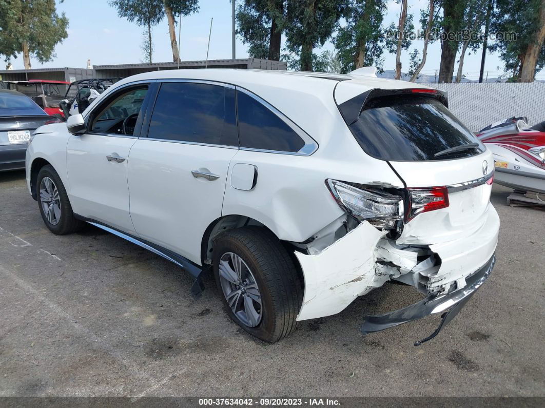 2020 Acura Mdx   White vin: 5J8YD4H37LL049780