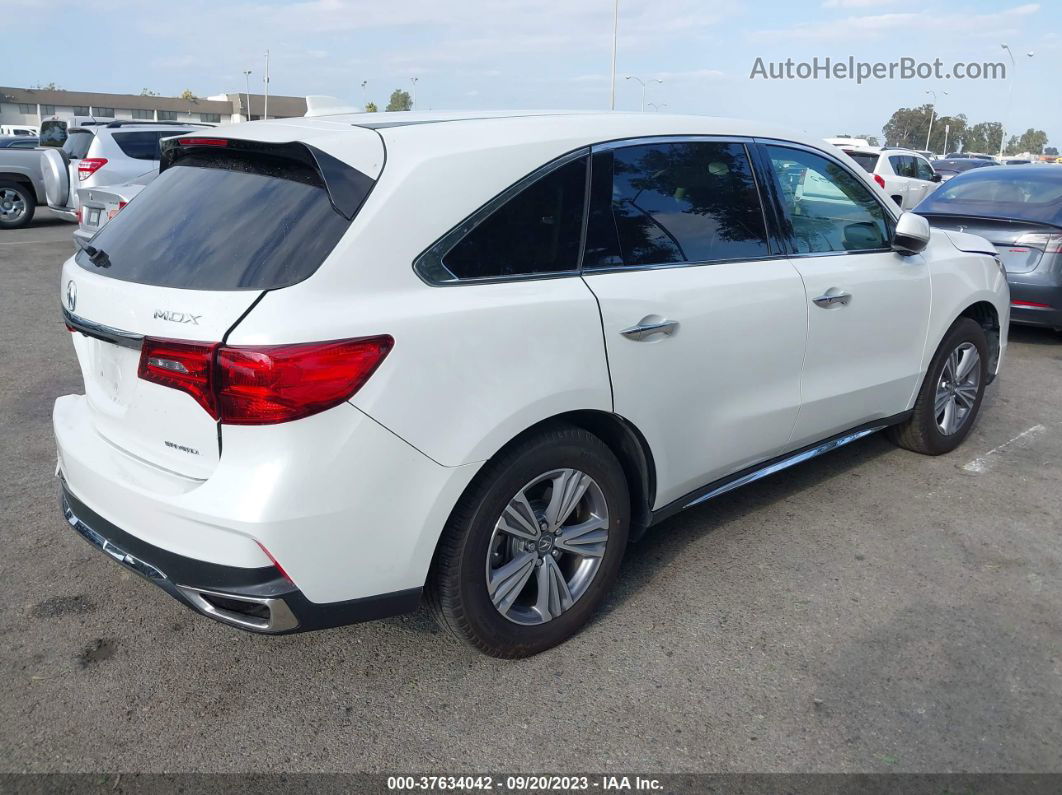 2020 Acura Mdx   White vin: 5J8YD4H37LL049780